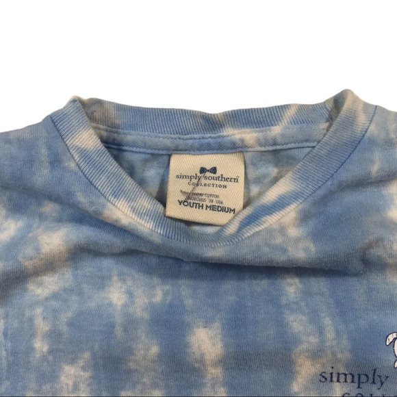 BY147 Simply Southern Preppy Beach T Shirt Youth M - Picture 5 of 5